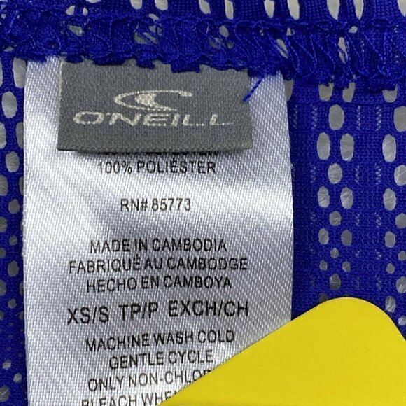 O'Neill Swim Coverup Mesh NEW Women's XS Small Royal Blue Cover-Up Shirt Top - Picture 2 of 4